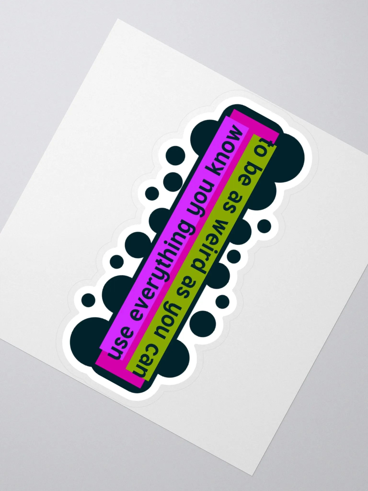 Use Everything You Know to be as weird as you can product image (2)