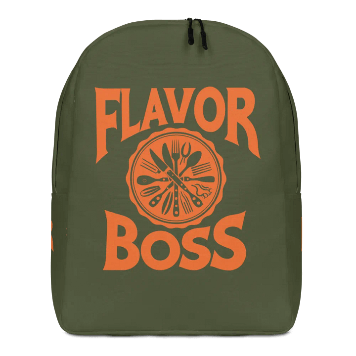 Flavor Boss backpack Olive/Orange product image (1)