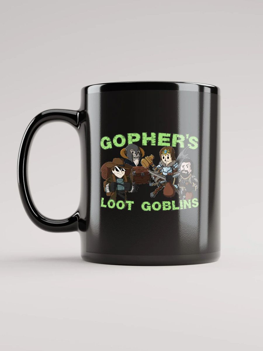 Gopher's Loot Goblins Black Mug product image (6)