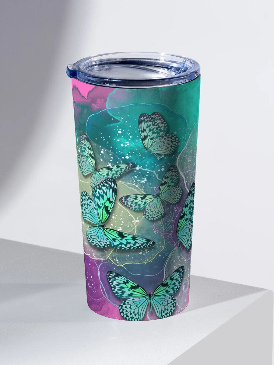Whimsical Butterfly Fantasy Stainless Steel Tumb special gift for friends colleagues moms daughters product image (2)