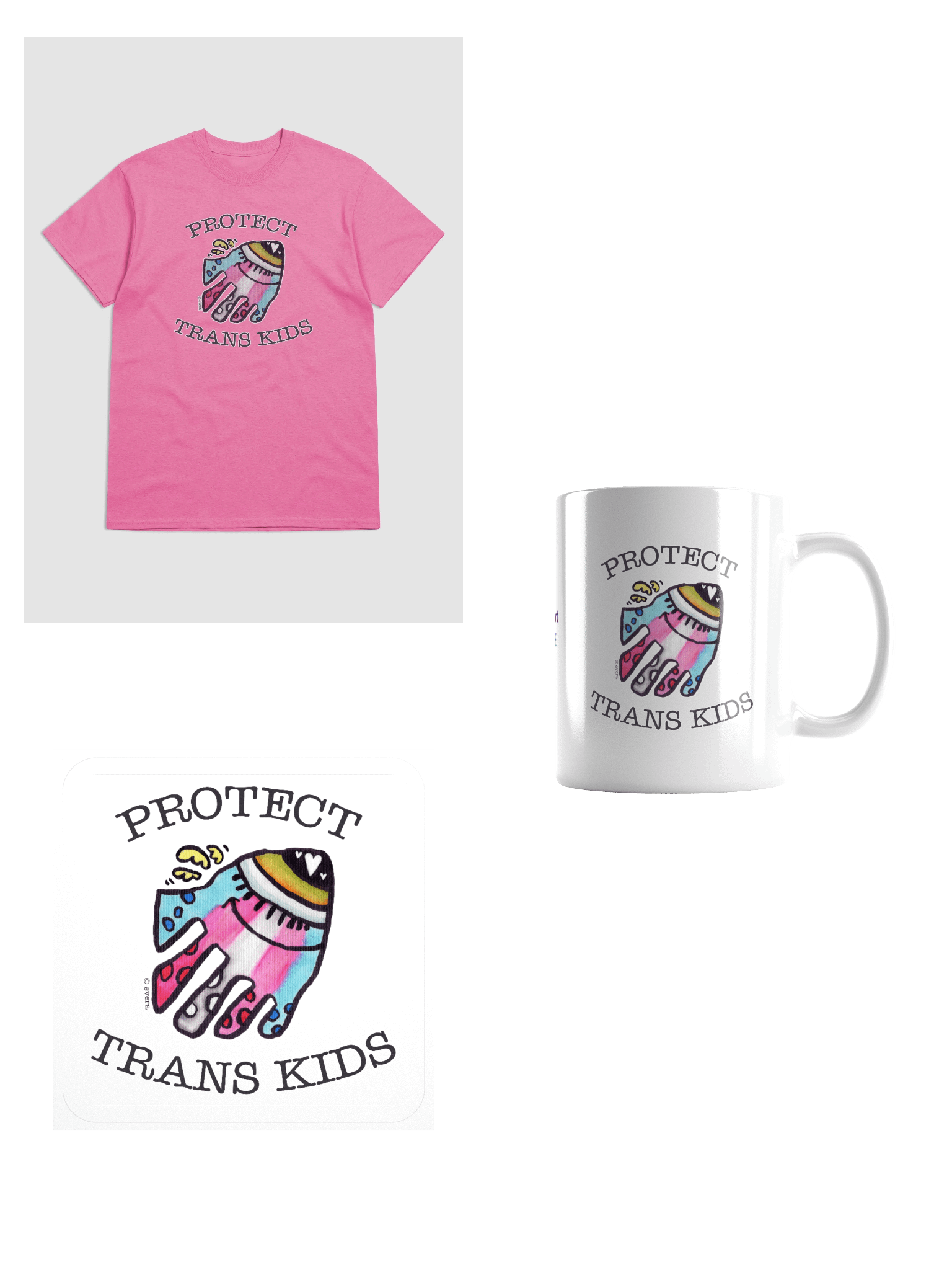 Protect Trans Kids Tee Bundle product image (1)