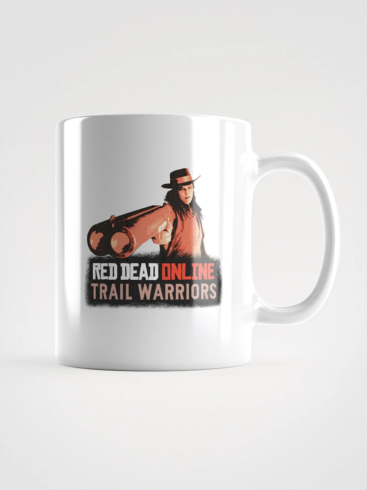 Trail Warriors Red Dead Game Cover Art Lady Gunslinger Mug product image (1)