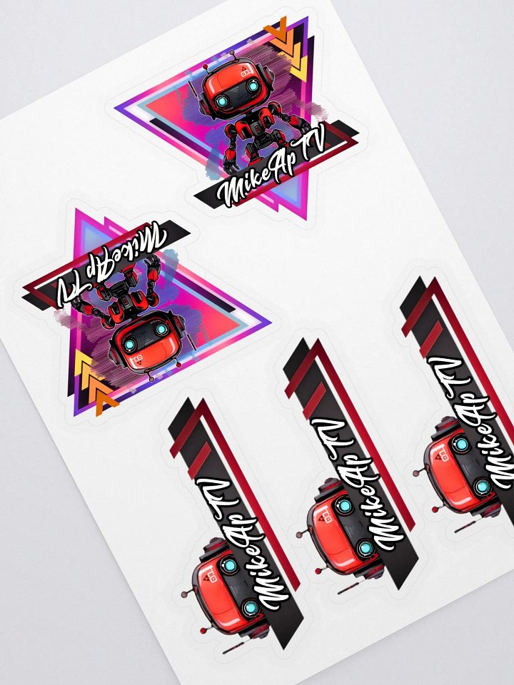 MikeApTV Sticker Sheet product image (1)