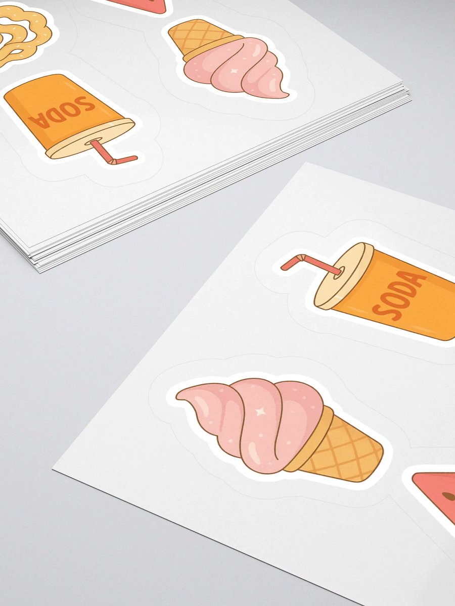 Carnival Sweet Treats Kiss Cut Stickers Set product image (11)