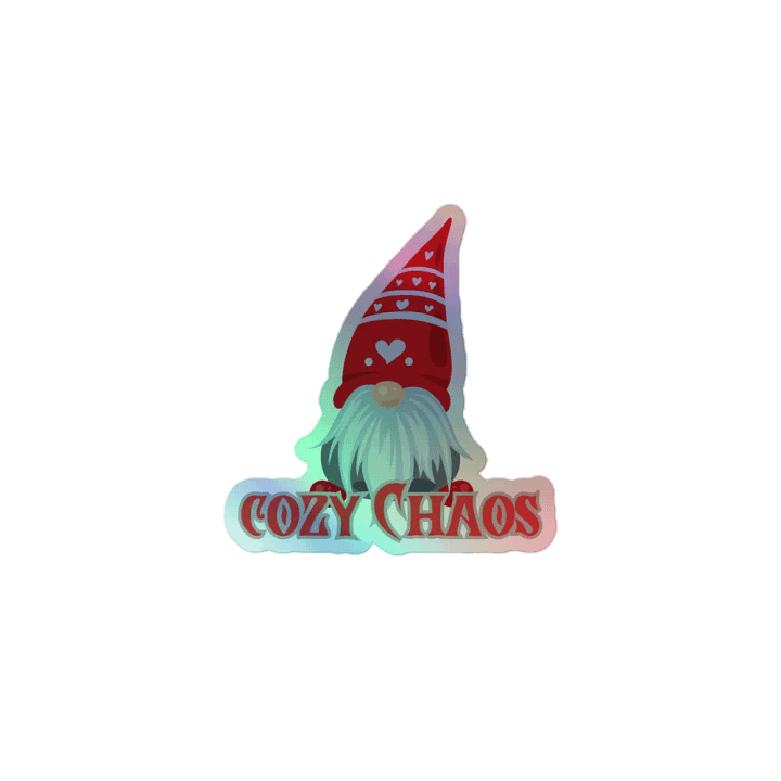 Cozy Chaos Xmas Sticker product image (1)