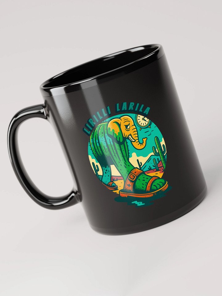 Lirilli Larila- Black Glossy Mug product image (1)