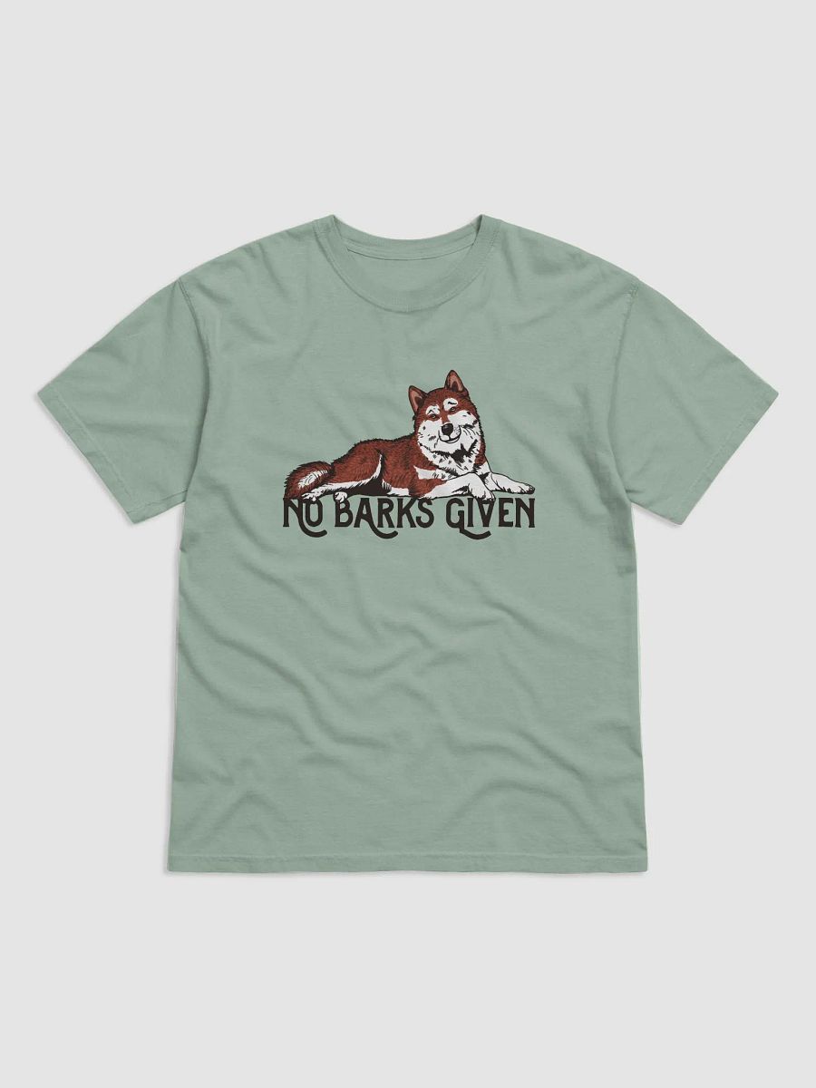 No Barks Given T-Shirt of a Siberian Husky (Red) | Funny T-Shirt for Siberian Husky Paw-rents product image (4)
