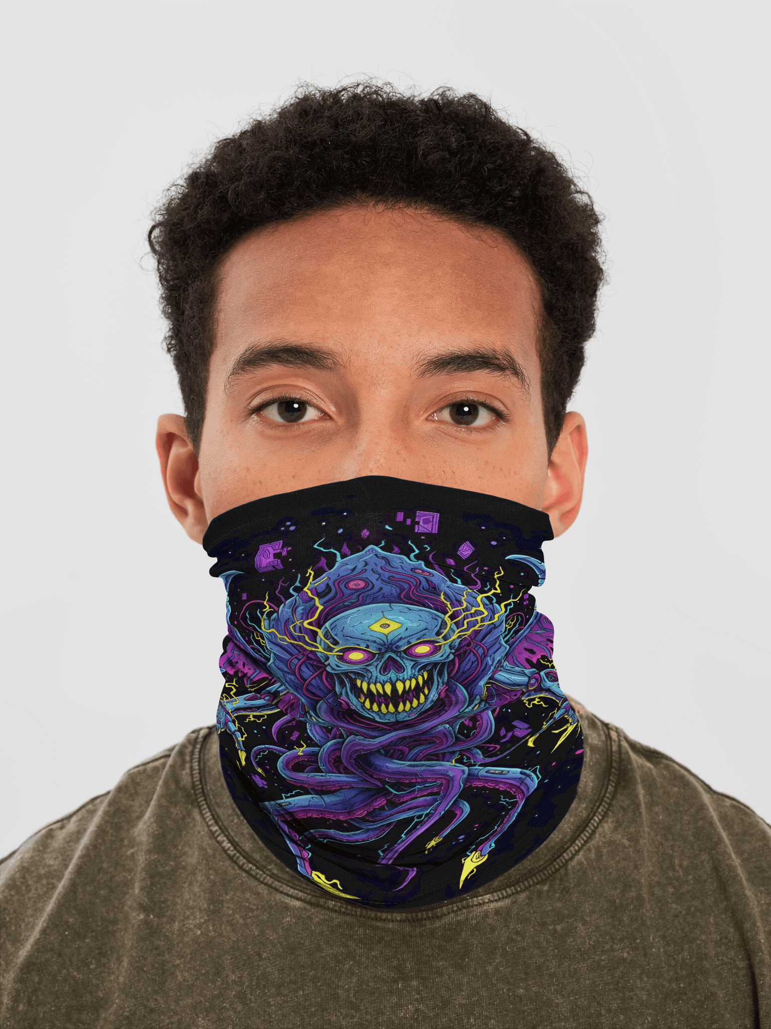 Neonspindle Wraith Neck Gaiter - Black product image (1)