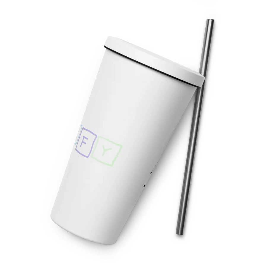 Comfy AG Racoon Insulated Tumbler with a Straw product image (135)