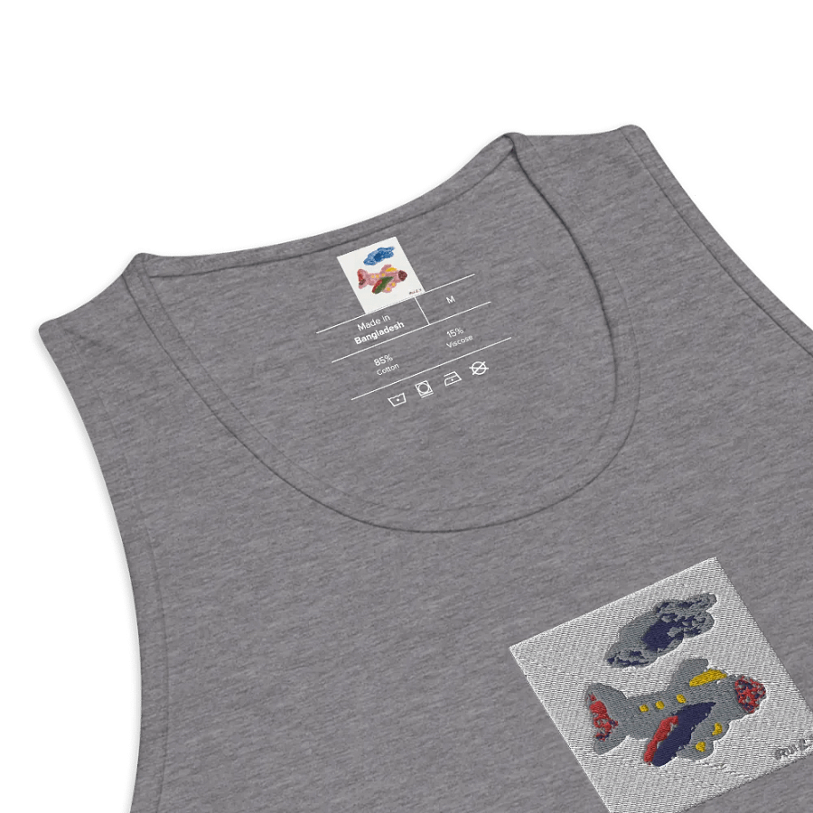 Kid Airplane (Cotton Heritage Men's Premium Tank Top) product image (6)