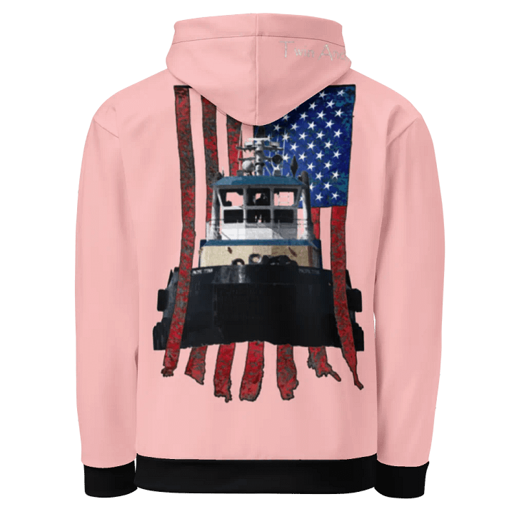 Copy of Pink Pacific Titan & CE Flage Hoodie product image (1)
