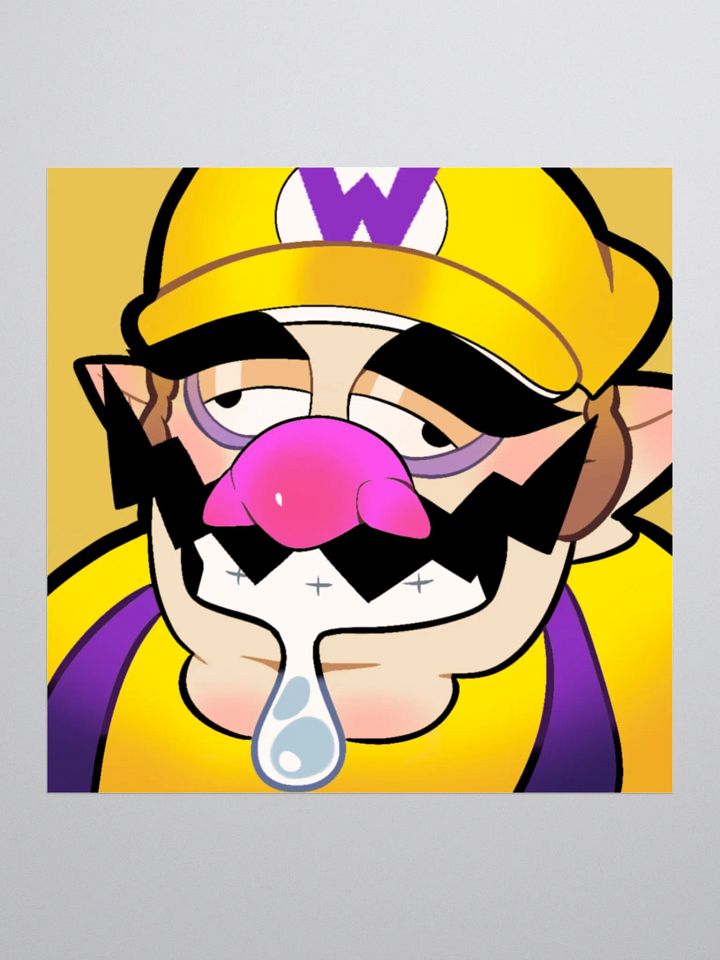 MARIOTHON WARIO STICKER product image (1)