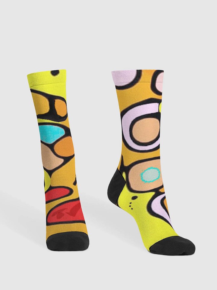 Vibrant Eco-Crew Socks: Colorful Comfort product image (1)