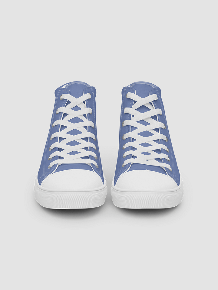 Women’s high top canvas shoes - Blue product image (2)