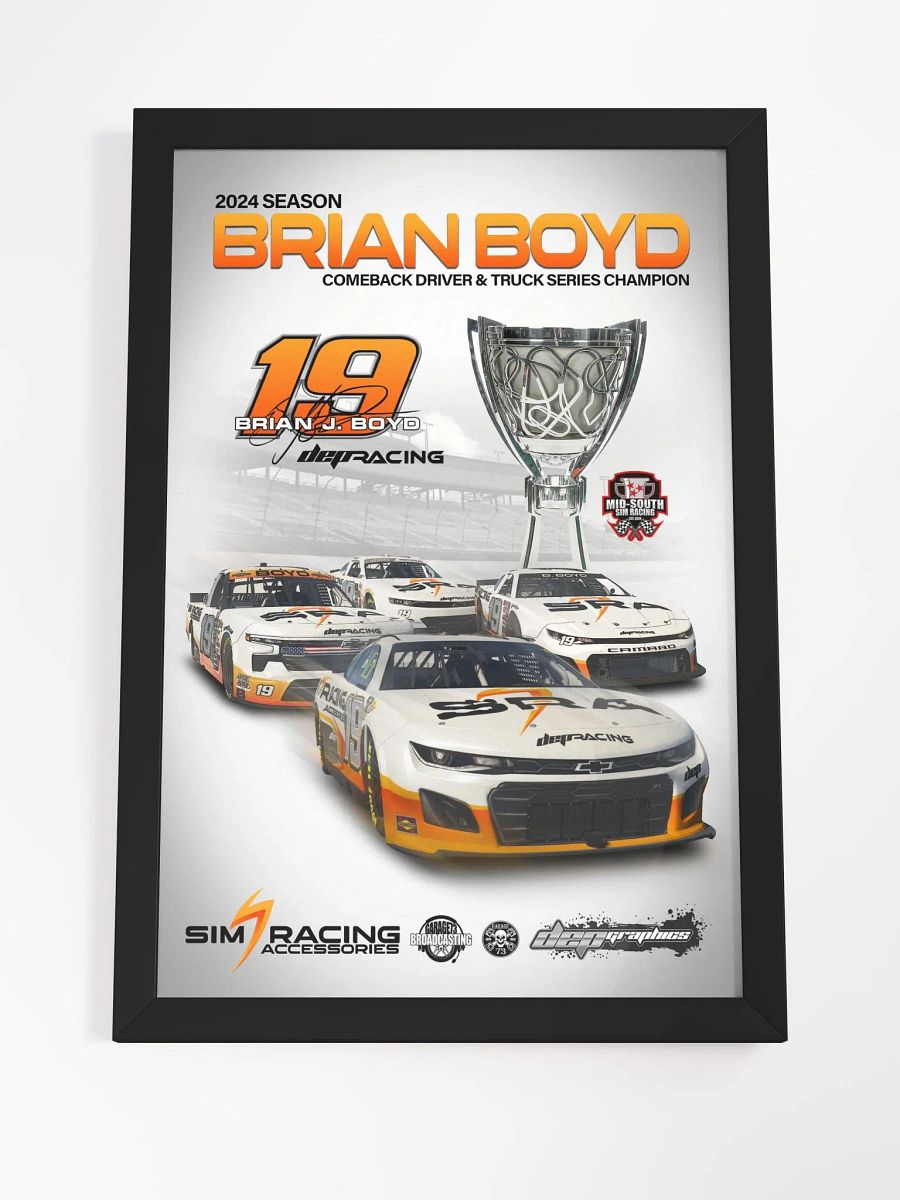 Brian Boyd Fleet Paints Framed Poster product image (7)