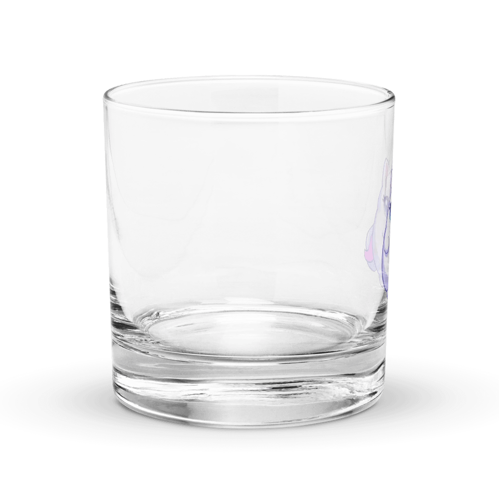 Whimsical Cat Unicorn Rocks Glass product image (3)