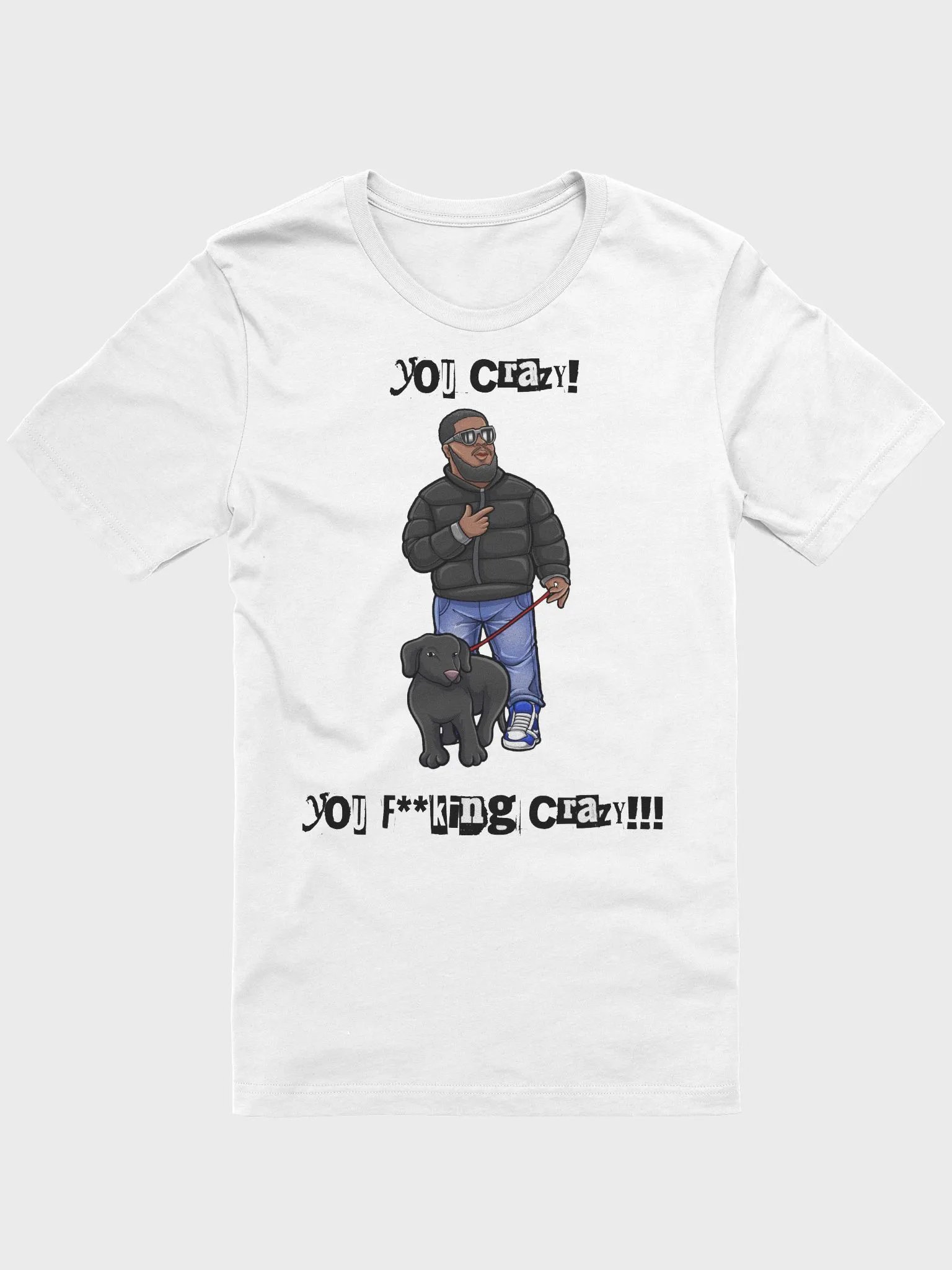 You F**king Crazy White Tee product image (1)