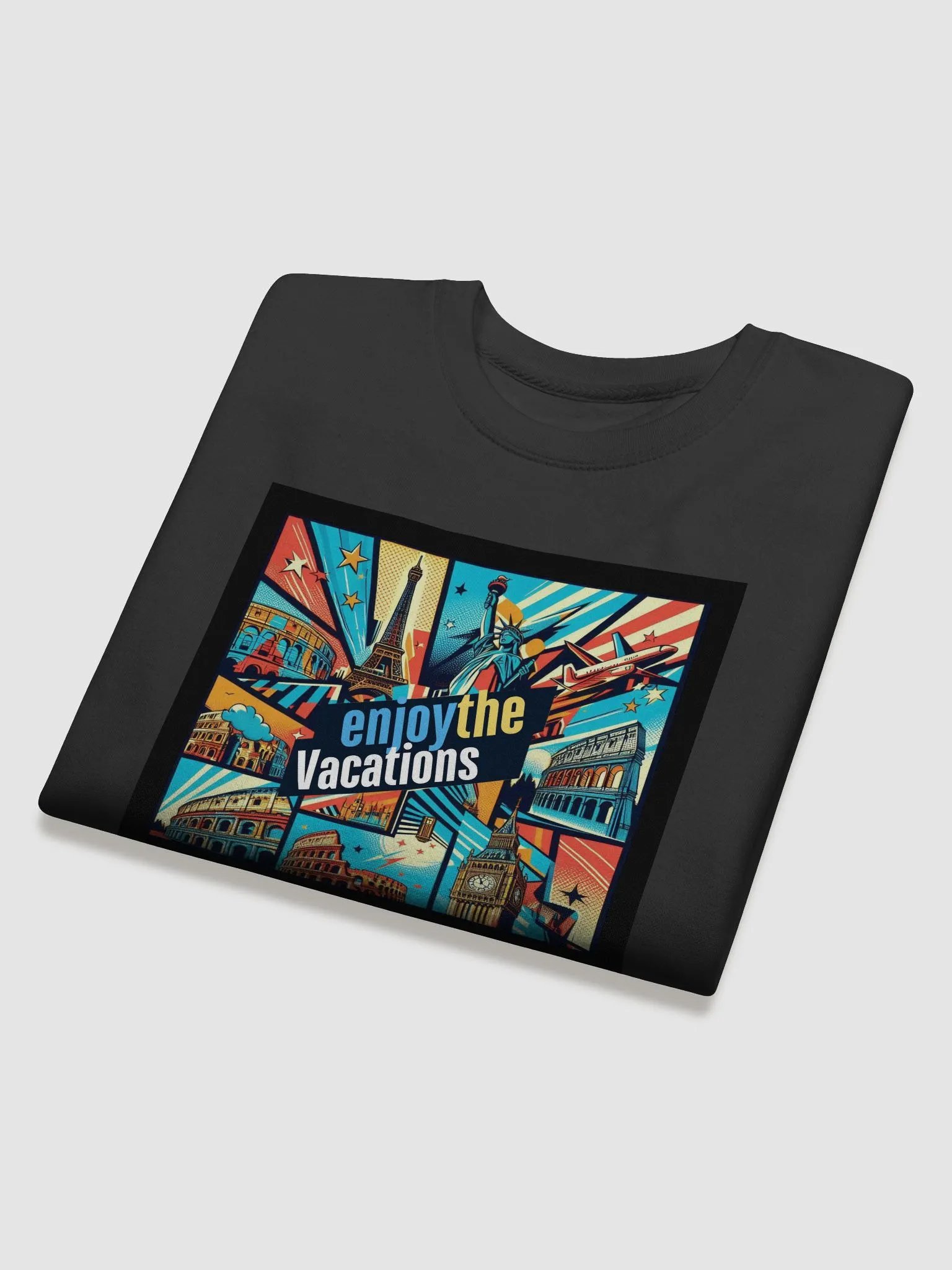 Cotton Heritage Premium Sweatshirt | AI Design explore the world product image (1)