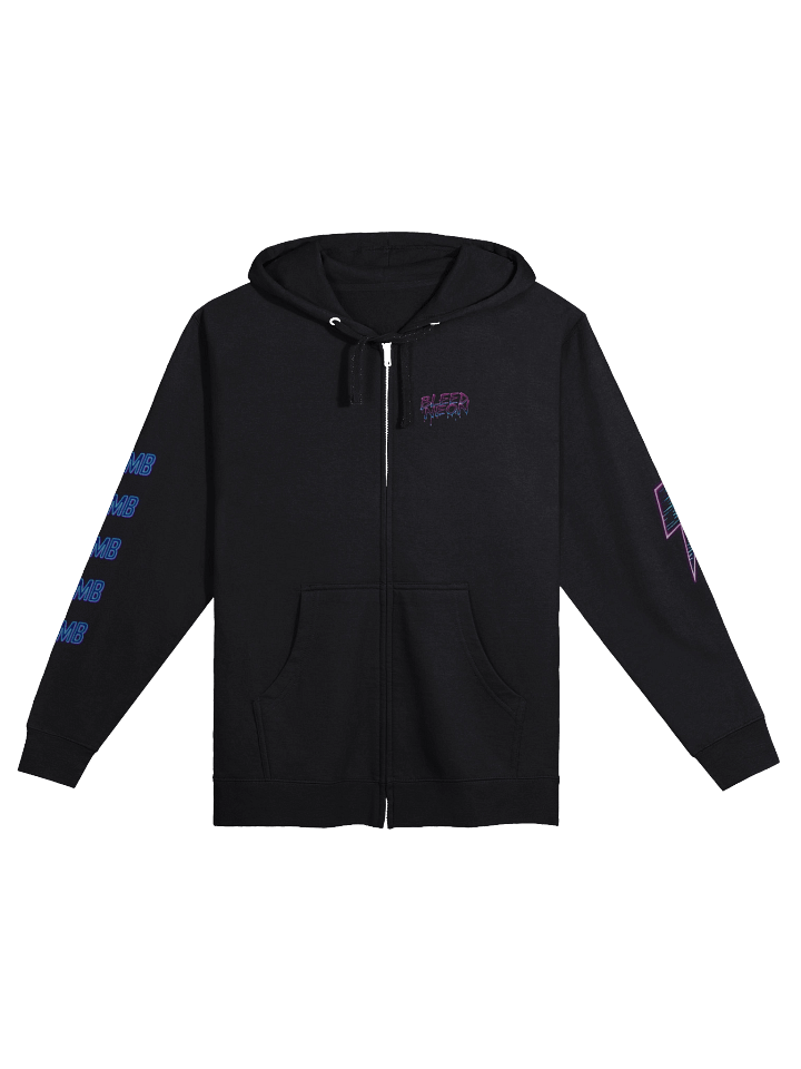 Bleed Neon Zip Up Hoodie product image (1)