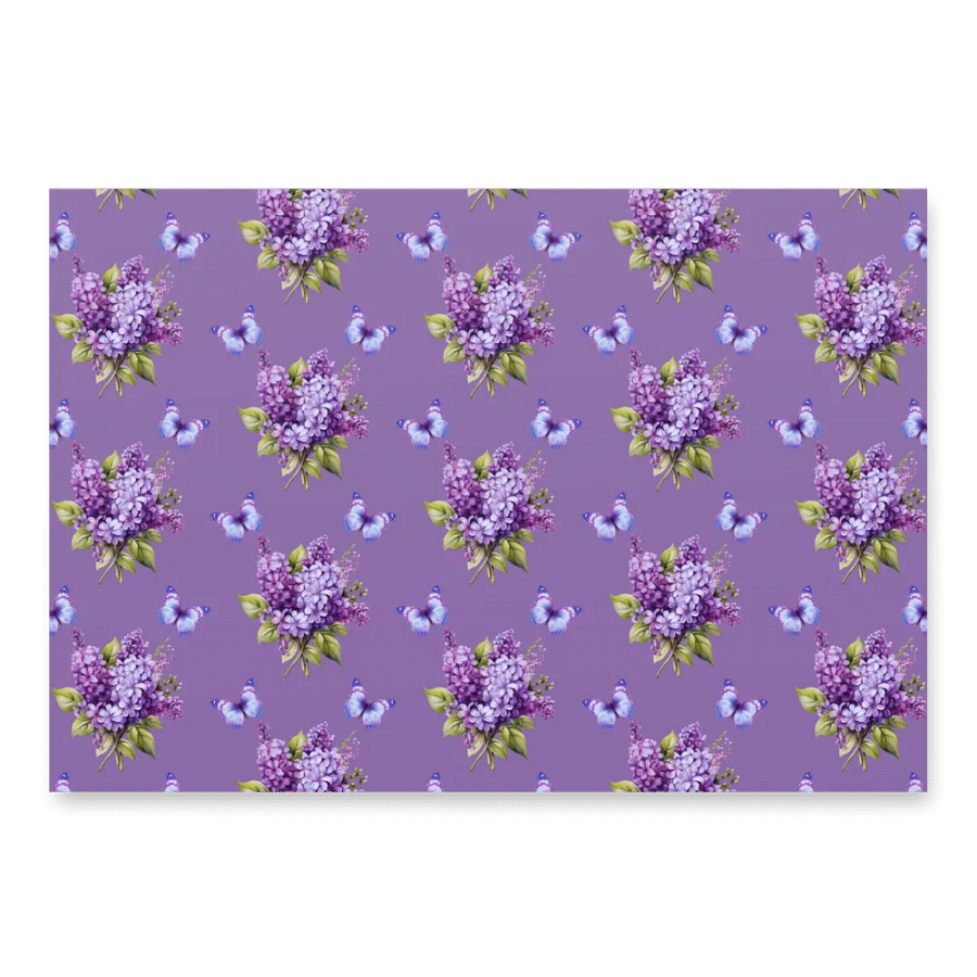 Lilac Bloom Wrapping Paper Set product image (4)