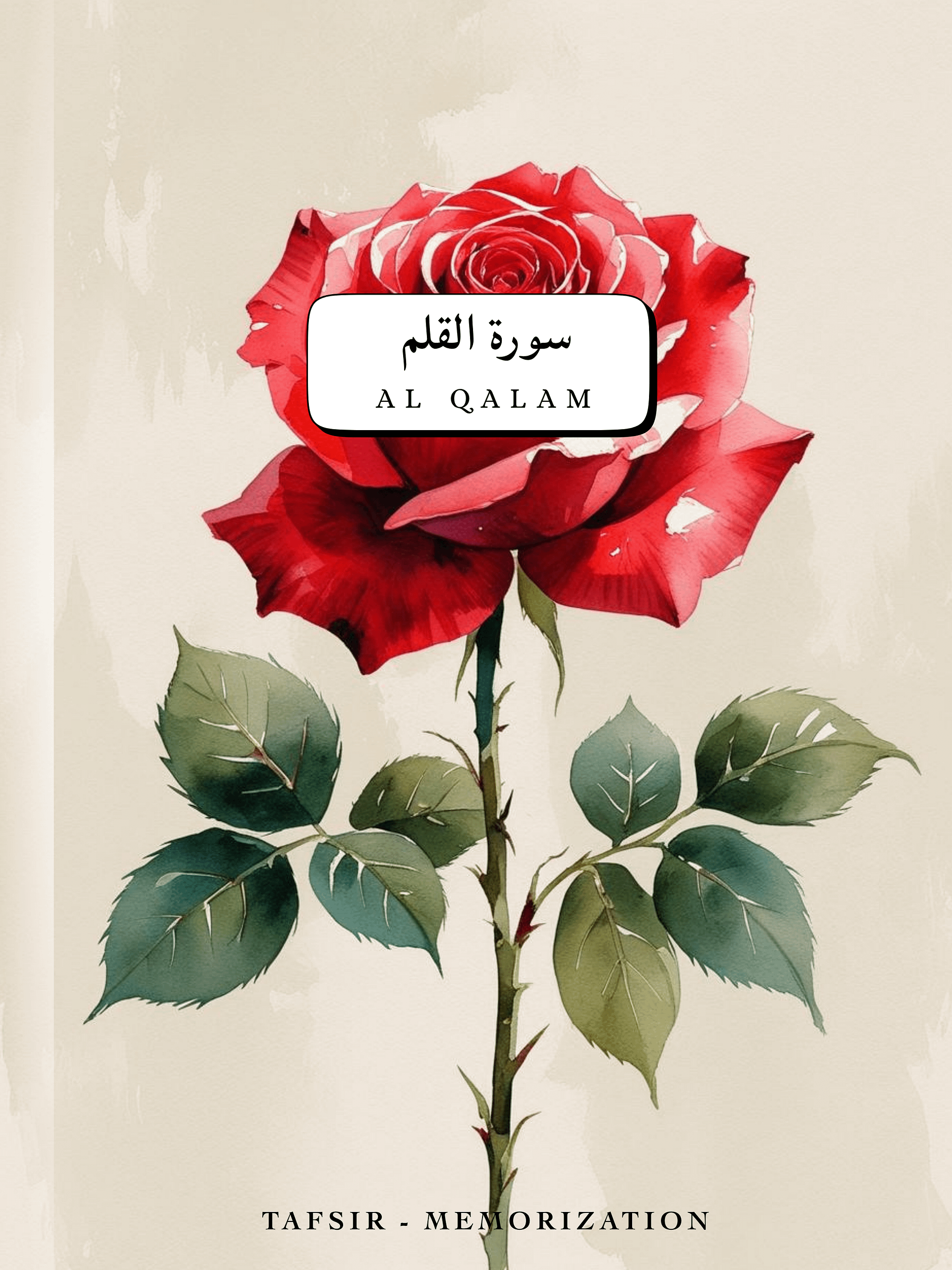 68. Surah Al Qalam | Workbook + Tafsir Ibn Kathir - Memorization - Digital Download product image (2)