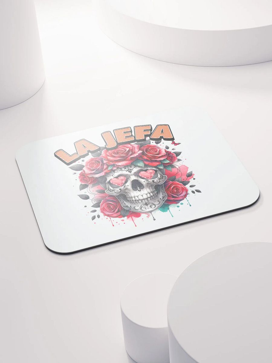 La Jefa Skull The Boss Rose Mouse Pad product image (4)