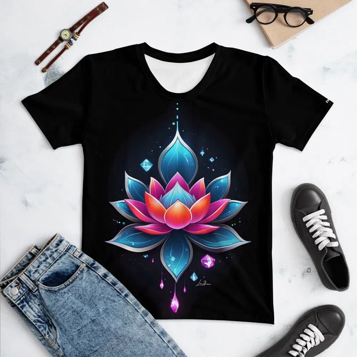 Lotus Glow Women's - All-Over Print Tee product image (2)