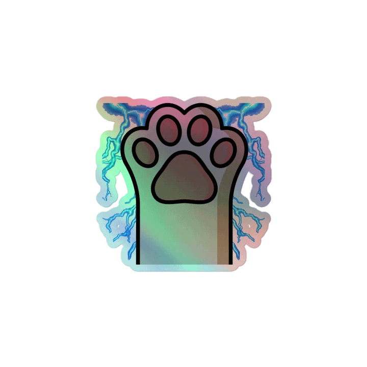 Lightning Paw Holo Sticker product image (1)