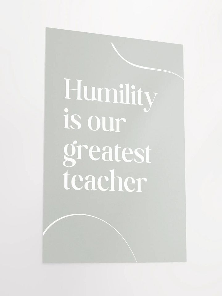 Humility Teacher Poster product image (4)