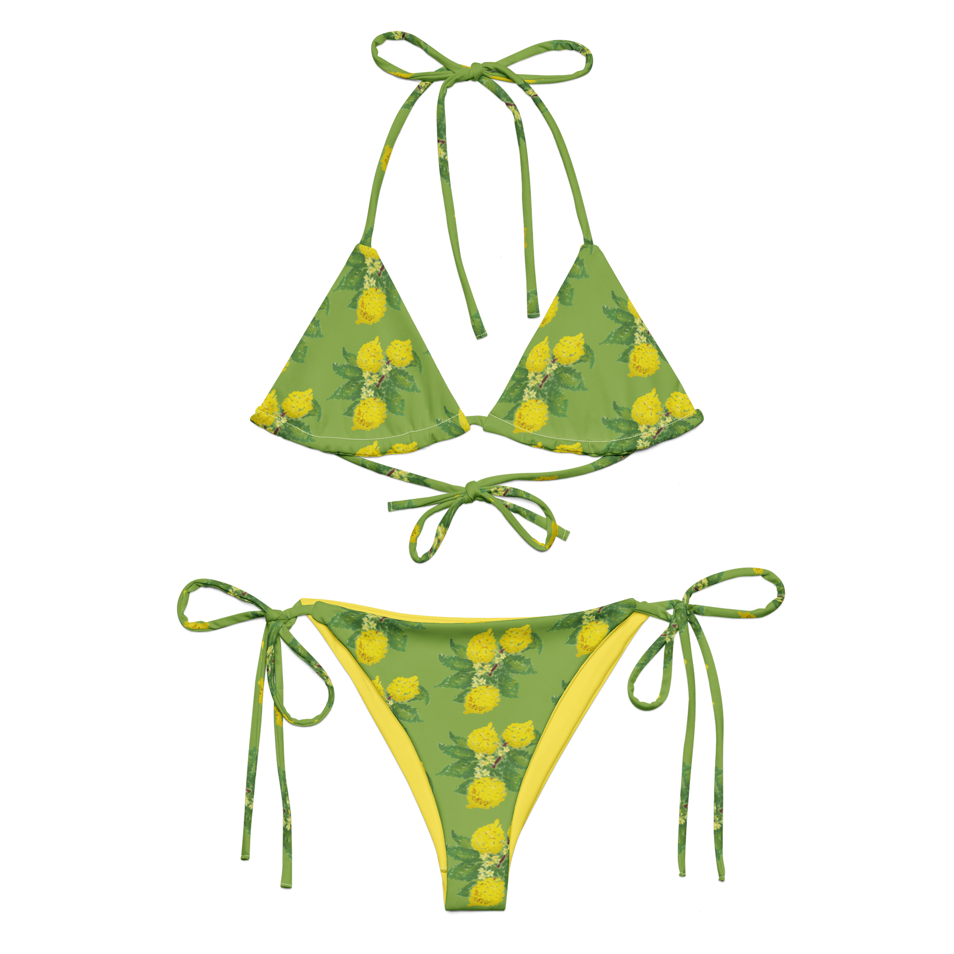 Lemon Love Green Bikini Set product image (1)
