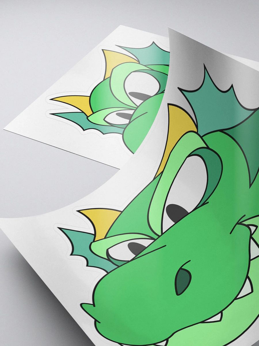Happy Dragon Green Sticker product image (4)
