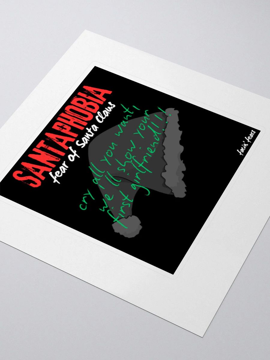 Santaphobia Sticker product image (3)