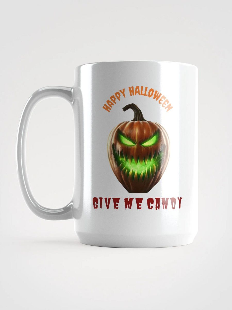 Happy halloween Give Me Candy white mug product image (6)