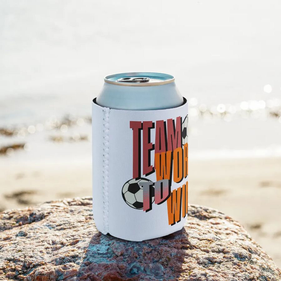 Team Work To Win! Soccer Team Can Cooler product image (10)
