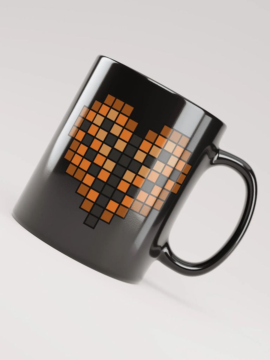 Fall Heart Black Glossy Mug product image (4)