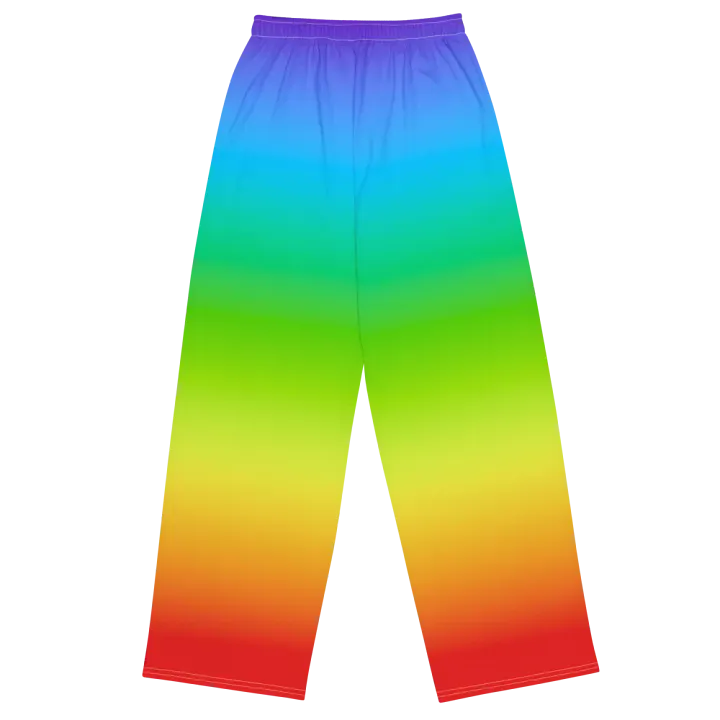 Rainbow Unisex Wide Leg Pants product image (2)