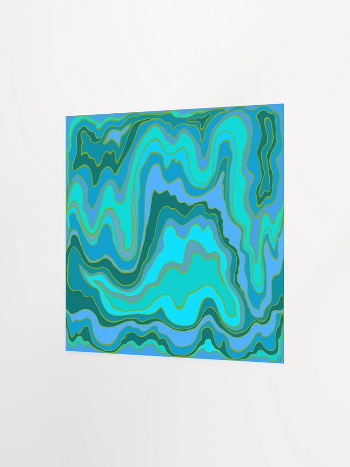 Flowing Topography Poster - Stone N 9 product image (2)