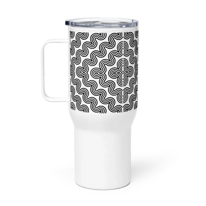 Monochrome Maze 25 oz Travel Mug product image (2)