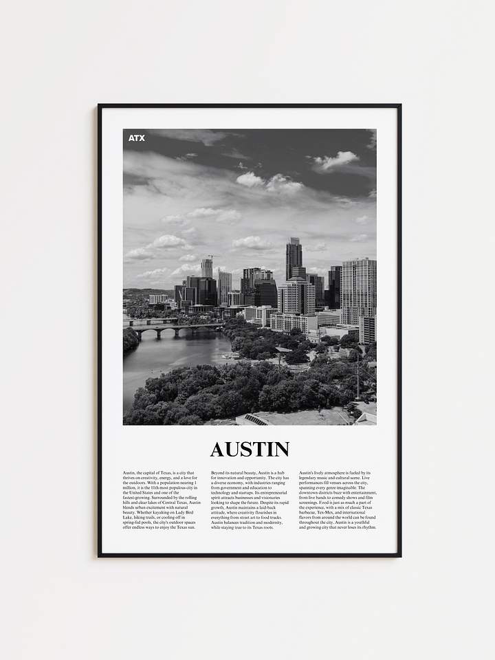 Austin 01 Newspaper Poster product image (1)