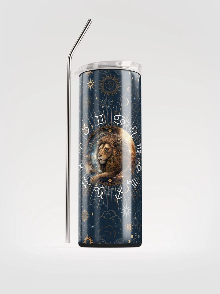 Leo Zodiac Stainless Steel Tumbler | Eco-Friendly Design! product image (1)