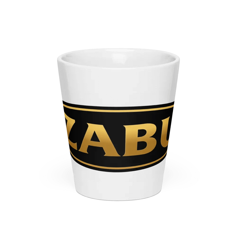 ZABU Gold Logo Latte Mug product image (3)