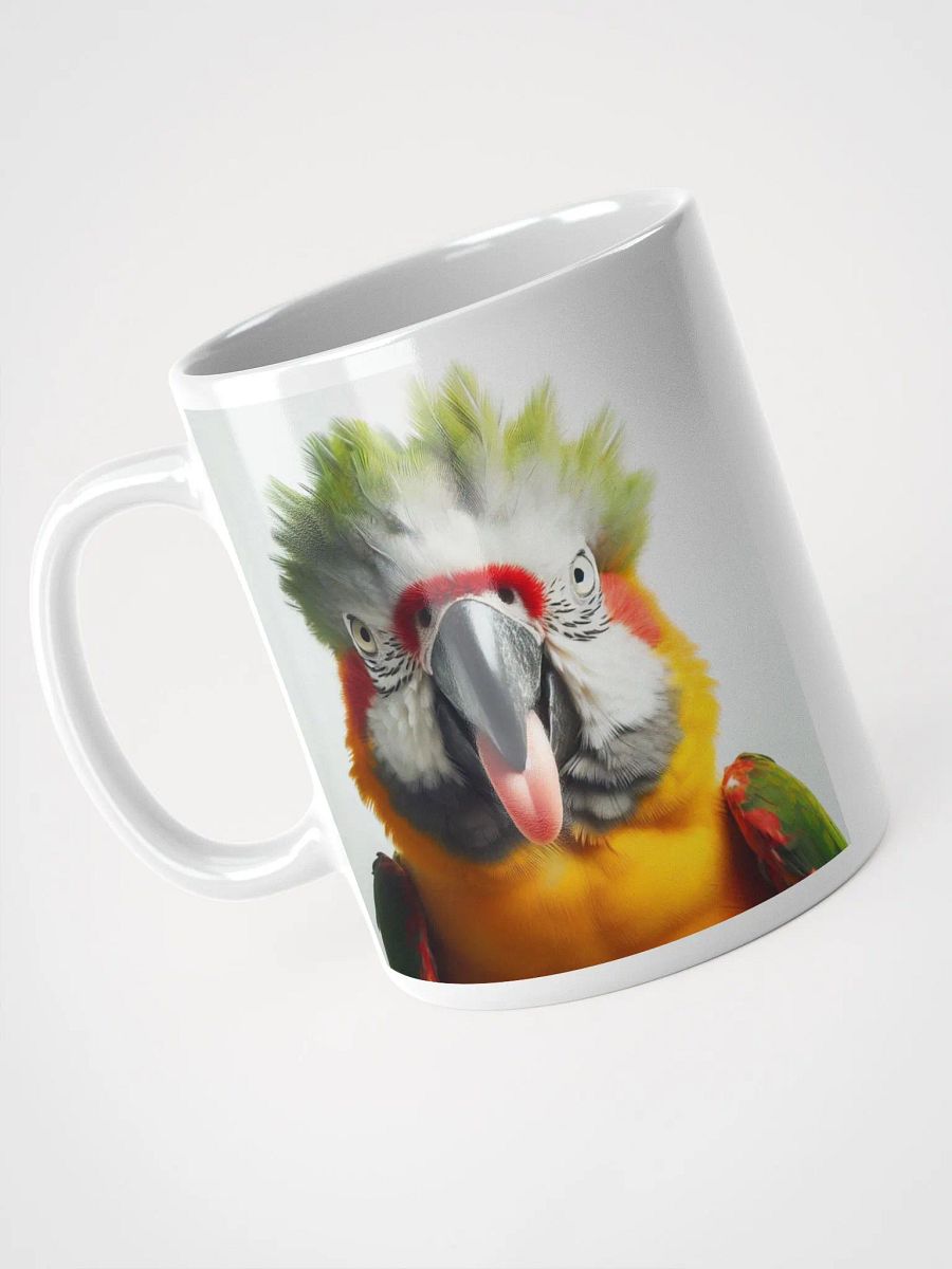 Rude Parrot #Humorous Mug - White product image (3)