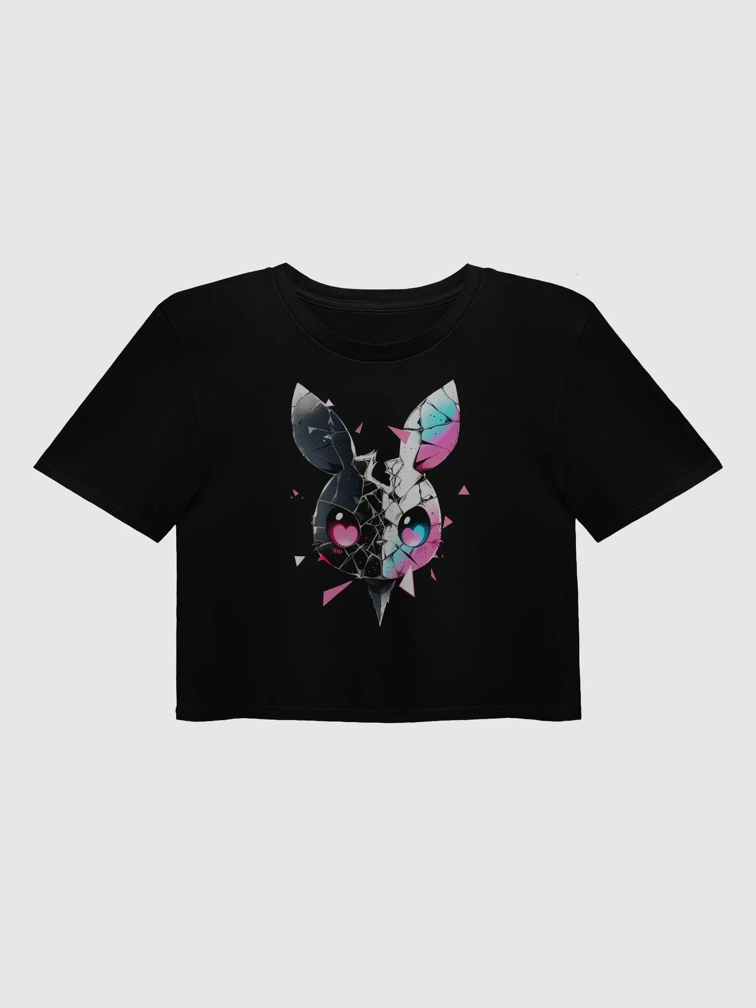 Crop Top: Glitch Bunny product image (3)