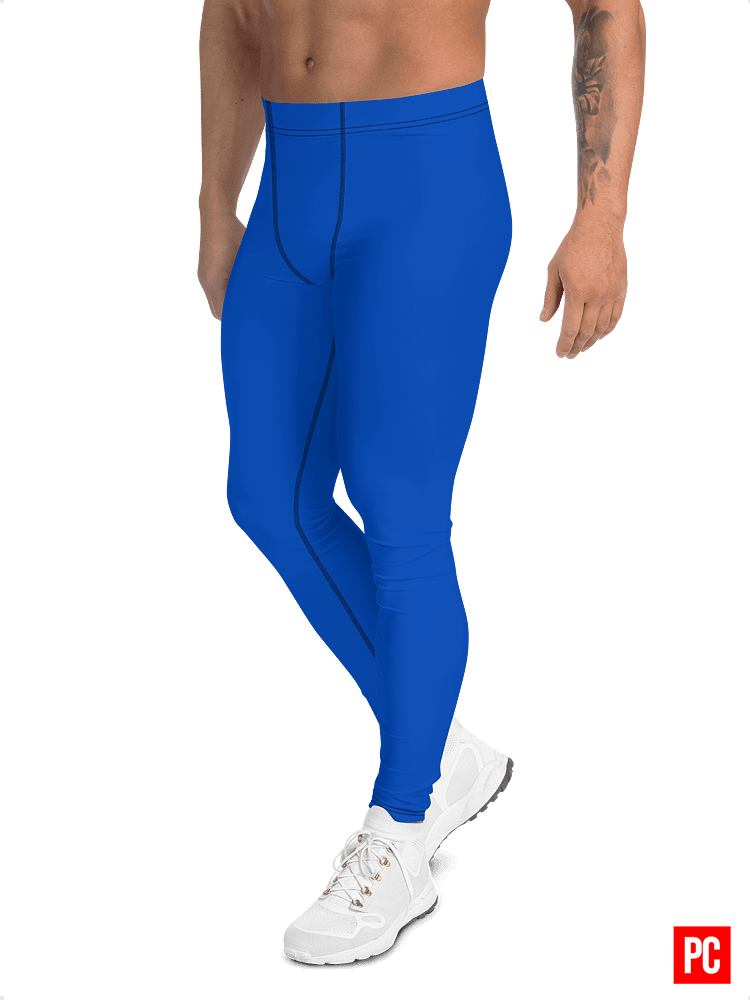 Plain Color Absolute Blue Leggings product image (4)