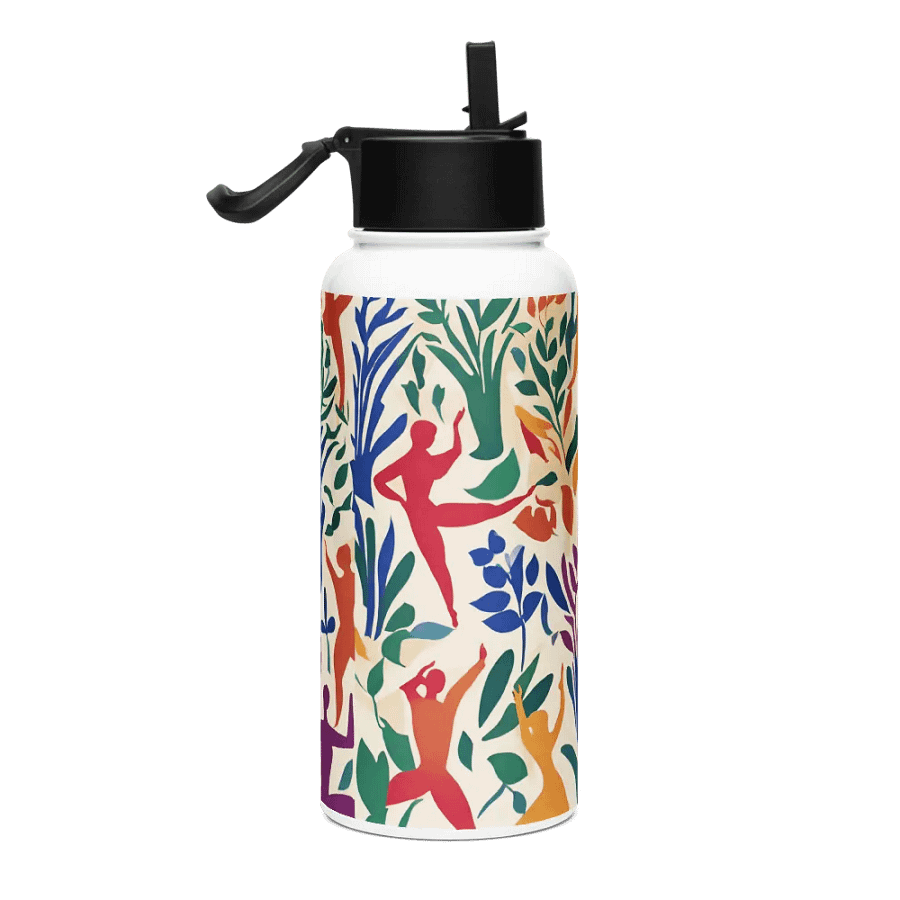 Matisse inspired stainless steel water bottle for arty moms gift on mothersday product image (4)