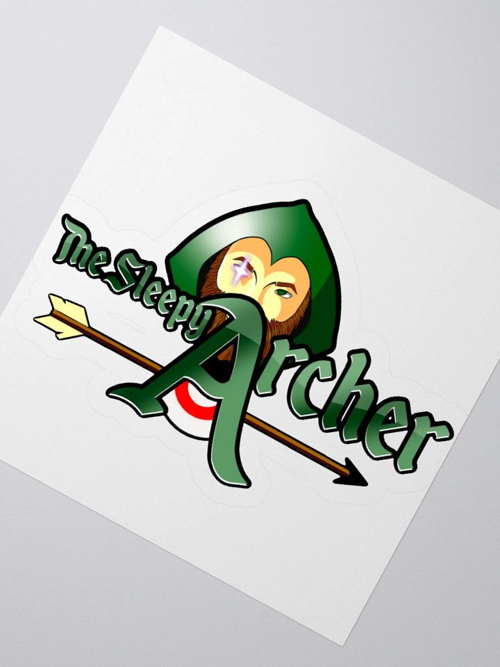 Sleepy Archer Sticker product image (2)