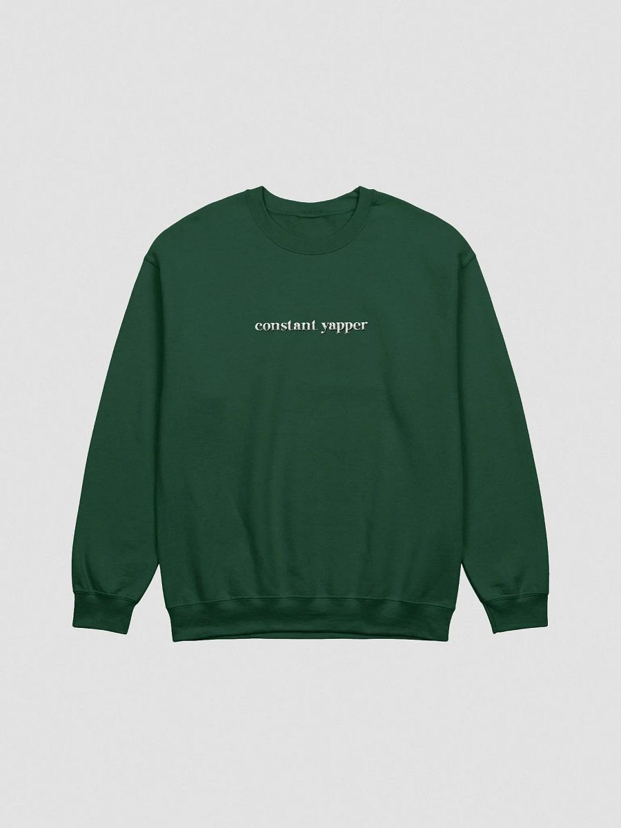 "constant yapper" - Campy Crewneck (Embroidered) product image (1)