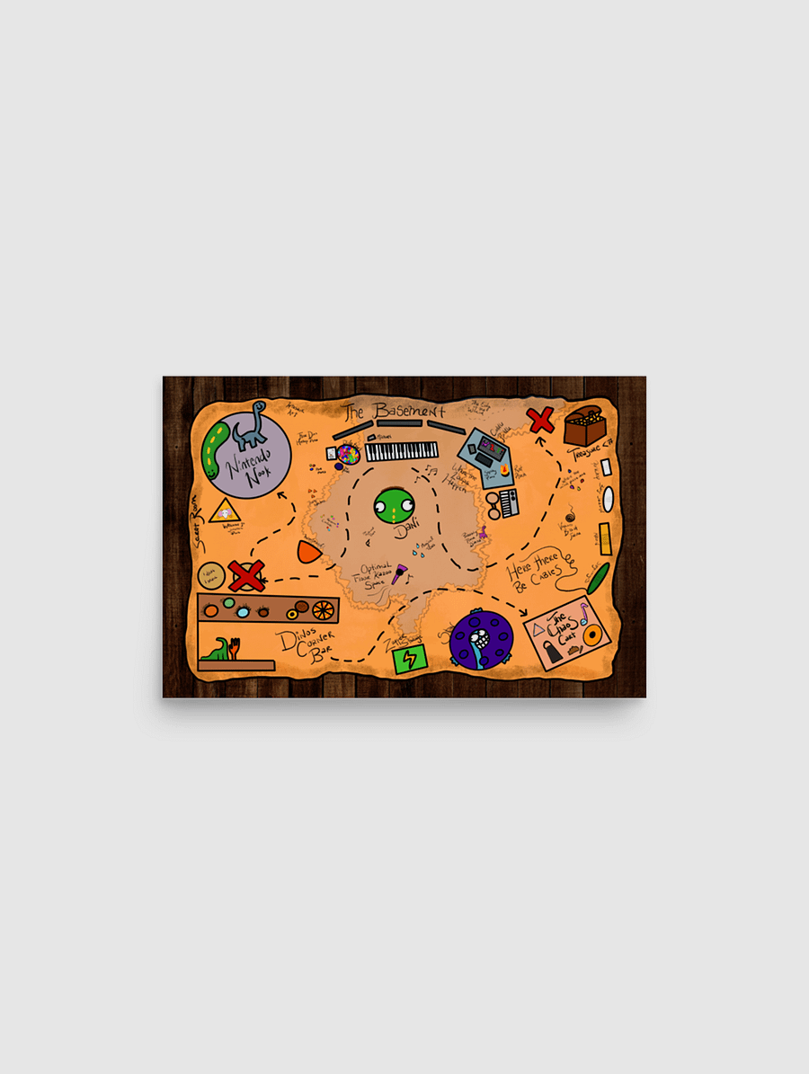 Basement Map Poster product image (1)
