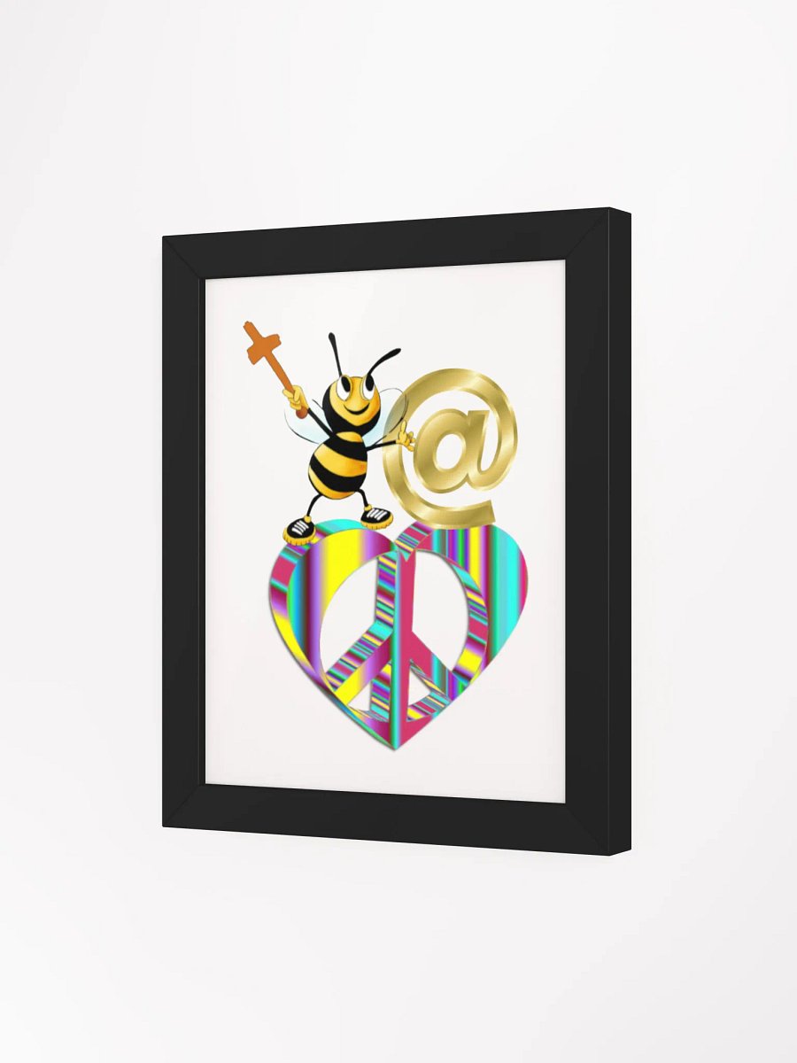 Bee at Peace Framed Matte Poster product image (33)