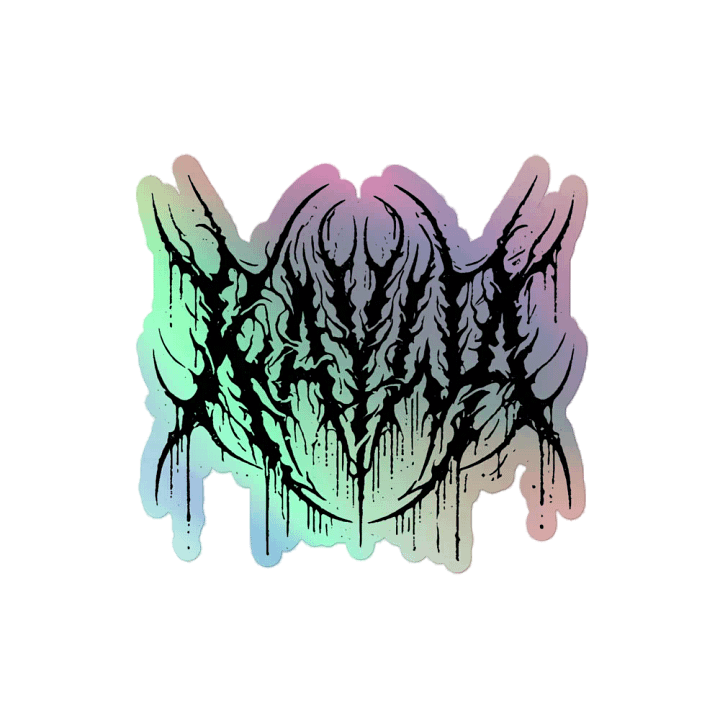 Font Holographic Sticker product image (2)